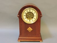 Lot 397 - An Edwardian style mantel clock