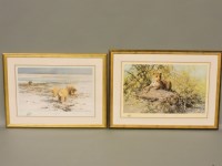 Lot 459 - David Shepherd
POLAR BEARS
LEOPARD
Two