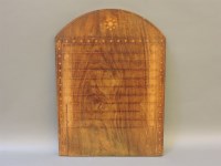 Lot 358A - A 19th century walnut shove halfpenny board
