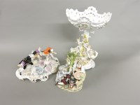 Lot 195 - A porcelain figural group