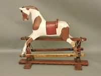 Lot 399 - An early 20th century rocking horse