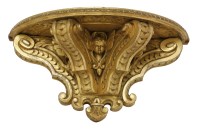 Lot 187 - A 19th century giltwood wall bracket