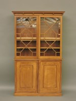 Lot 580A - A modern Australian 'silky oak' bookcase