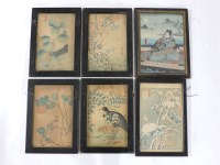 Lot 419A - Five Japanese woodblock prints
33 x 22cm;
and another
36 x 26cm
