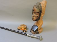 Lot 406 - An Eastern walking cane