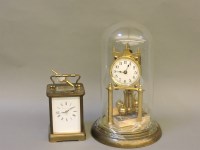 Lot 154 - A 20th century Matthew Norman brass carriage clock