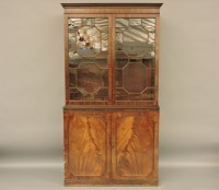 Lot 493 - A 19th century bookcase cabinet