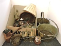 Lot 294 - A quantity of antique metal wares