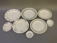 Lot 255 - A collection of late 18th century Leeds cream ware