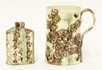 Lot 13 - A Whieldon-type pottery Tea Caddy
