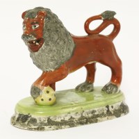Lot 28 - A Staffordshire Model of a Medici Lion