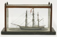 Lot 127 - A model barque