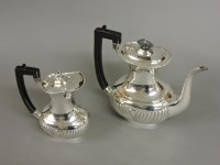 Lot 128 - A silver coffee pot