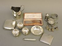 Lot 81 - Silver items