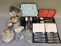 Lot 231 - Silver plated items