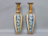 Lot 320 - A pair of Royal Doulton vases