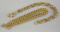 Lot 29 - A 9ct gold rope chain