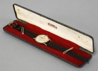 Lot 39 - A gentleman's 9ct gold Roamer mechanical watch