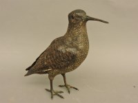 Lot 148 - A Bergman cold painted bronze woodcock