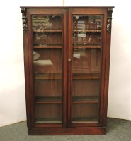 Lot 775 - A Victorian mahogany glazed bookcase