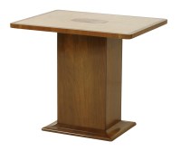 Lot 146 - An Art Deco walnut and maple inlaid side table