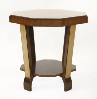 Lot 203 - An Art Deco walnut table