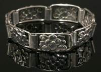Lot 7 - A Danish silver bracelet