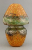 Lot 163 - A Monart glass table lamp