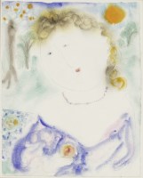 Lot 315 - Dora Holzhandler (1928-2015)
A WOMAN WITH PEACHES
Signed l.r.