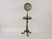 Lot 845 - A Victorian mahogany gentleman's shaving stand