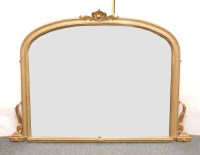 Lot 577 - A modern overmantel mirror