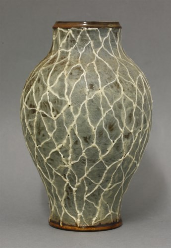 Lot 41 - R W Martin & Brothers glazed stoneware vase