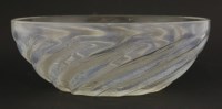 Lot 168 - A Lalique 'Poissons No.1' glass bowl