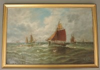 Lot 468 - Ernest William
SHIPS
Oil on board