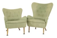 Lot 550 - A pair of DA1 armchairs