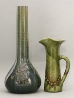 Lot 32 - An Elton sunflower pottery vase