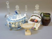 Lot 211 - Four decanters with labels