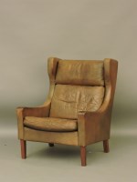 Lot 447 - A Mogenson 1960s high back chair