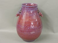 Lot 279 - A 20th century Chinese sang de boeuf vase