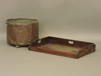 Lot 430 - A Georgian mahogany butler's tray