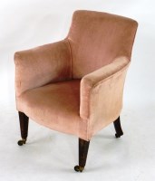 Lot 432 - A Georgian mahogany armchair