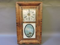 Lot 275 - An American wall clock