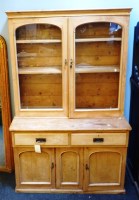 Lot 377 - A pine cabinet