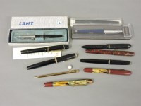 Lot 42 - Eight fountain pens