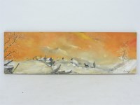 Lot 361 - SHEPHERD AND SHEEP ON MOORLAND