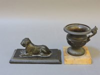 Lot 97 - Two 19th century grand tour bronzes