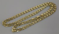 Lot 18 - A 9ct gold filed curb chain