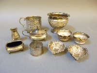 Lot 58 - A collection of silver items