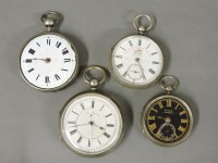 Lot 51 - Four key wind pocket watches