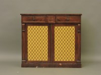 Lot 372 - A mahogany chiffonier